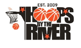 hoops by the river logo